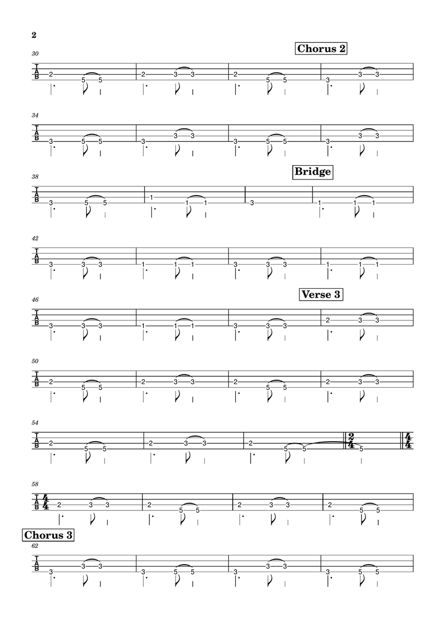 Ironic Ironic Acoustic Guitar scores gallery preview page 2