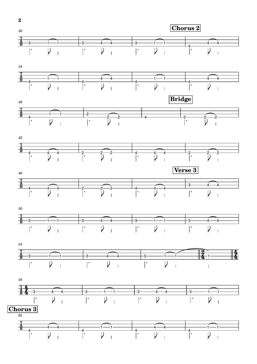 Ironic Ironic Acoustic Guitar scores gallery preview page 2