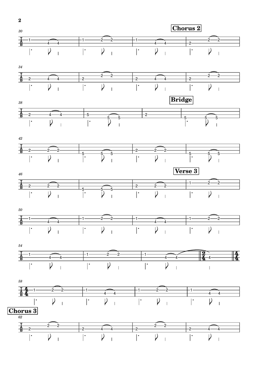 Ironic Ironic Acoustic Guitar scores gallery preview page 2