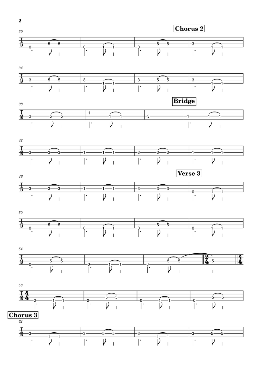 Ironic Ironic Acoustic Guitar scores gallery preview page 2