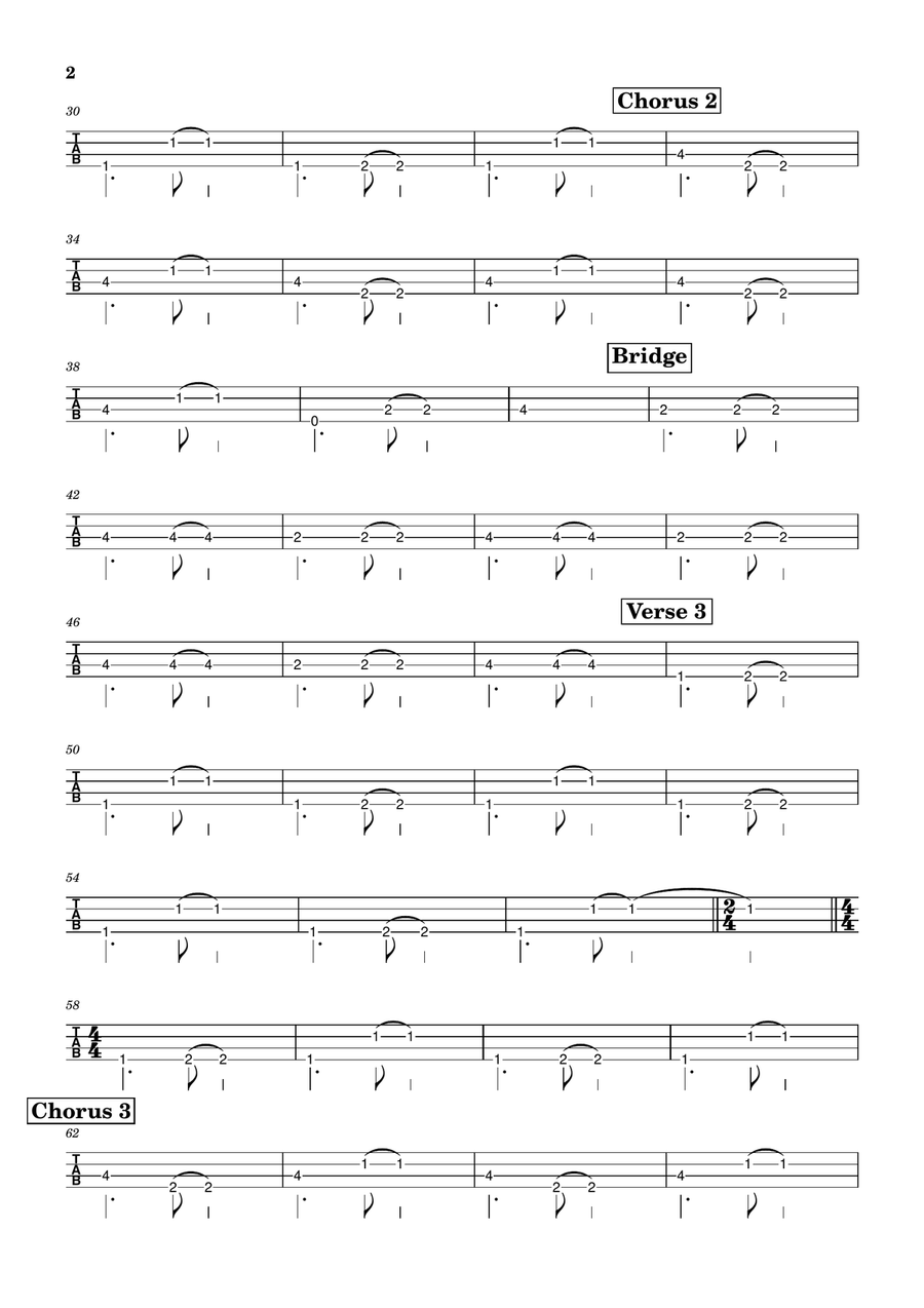 Ironic Ironic Acoustic Guitar scores gallery preview page 2