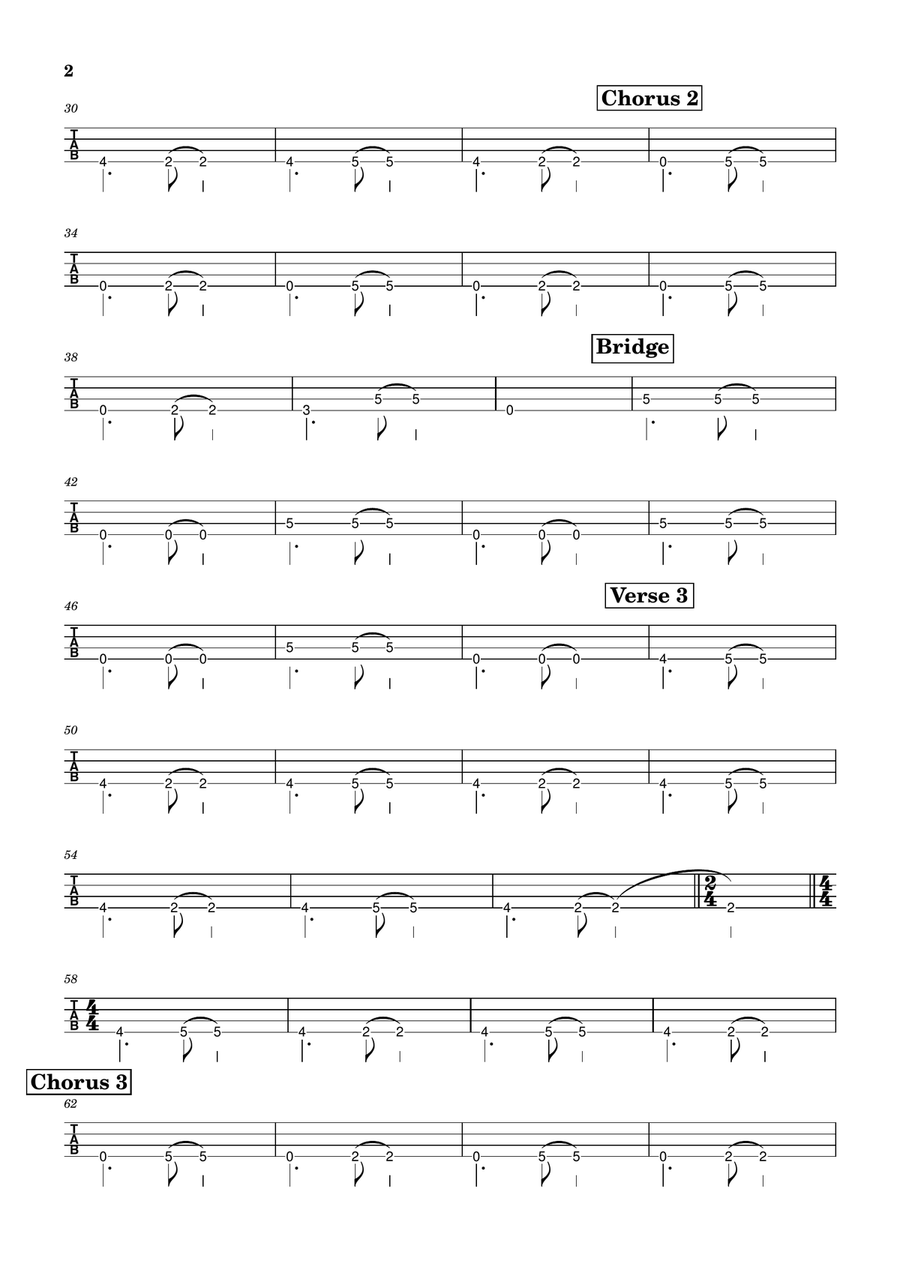 Ironic Ironic Acoustic Guitar scores gallery preview page 2