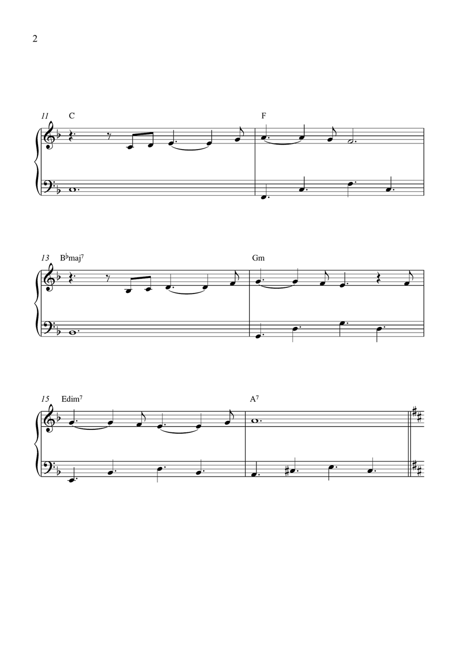 You Don't Have To Say You Love Me Easy Piano scores gallery preview page 2