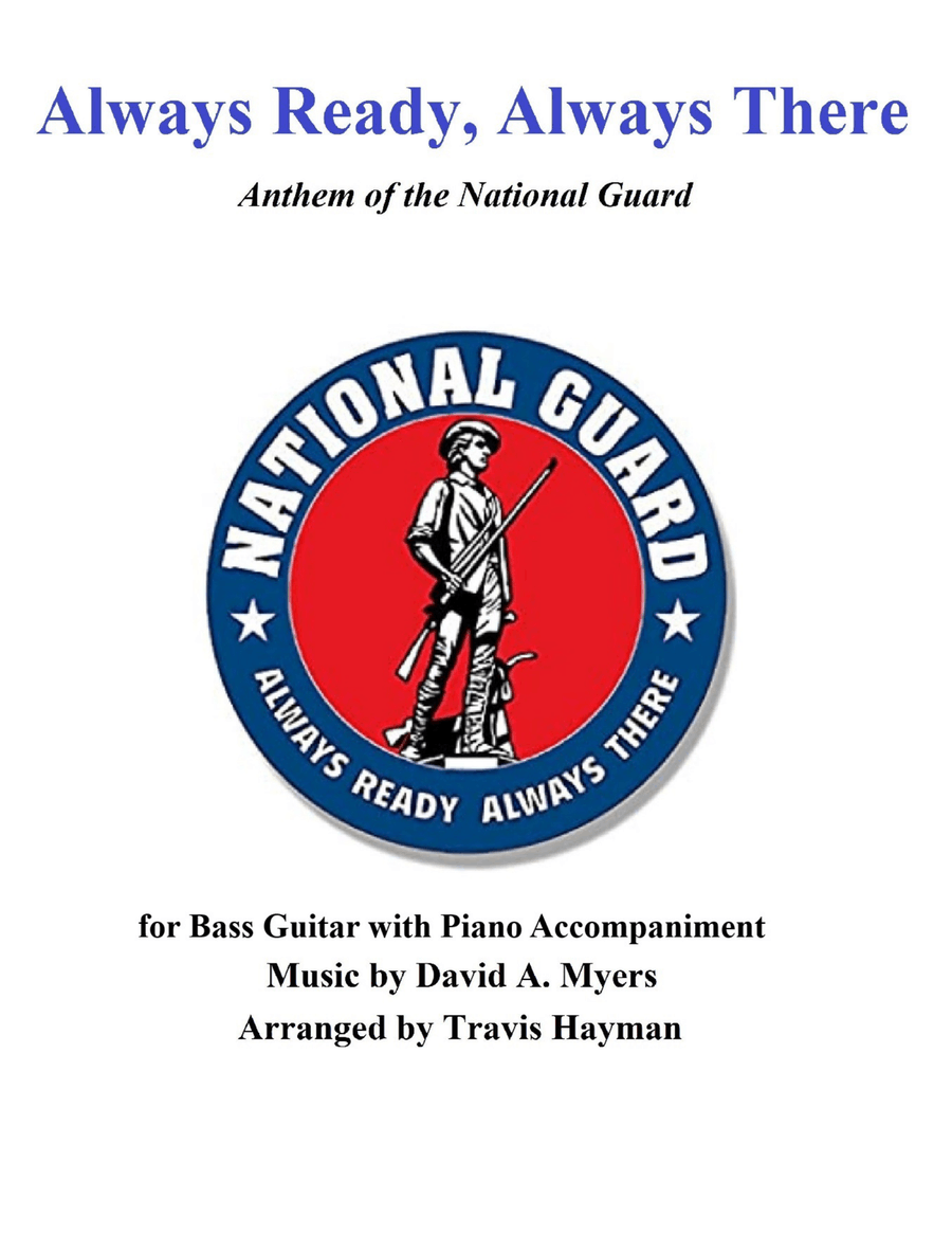 Always Ready, Always There - for Bass Guitar with Piano Accompaniment Bass Guitar scores gallery preview page 1