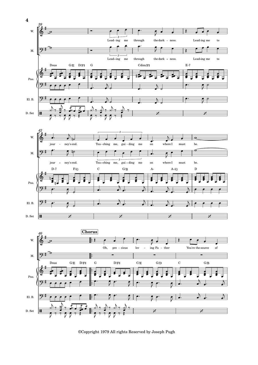 His Lovingkindness His Lovingkindness 4-Part scores gallery preview page 4