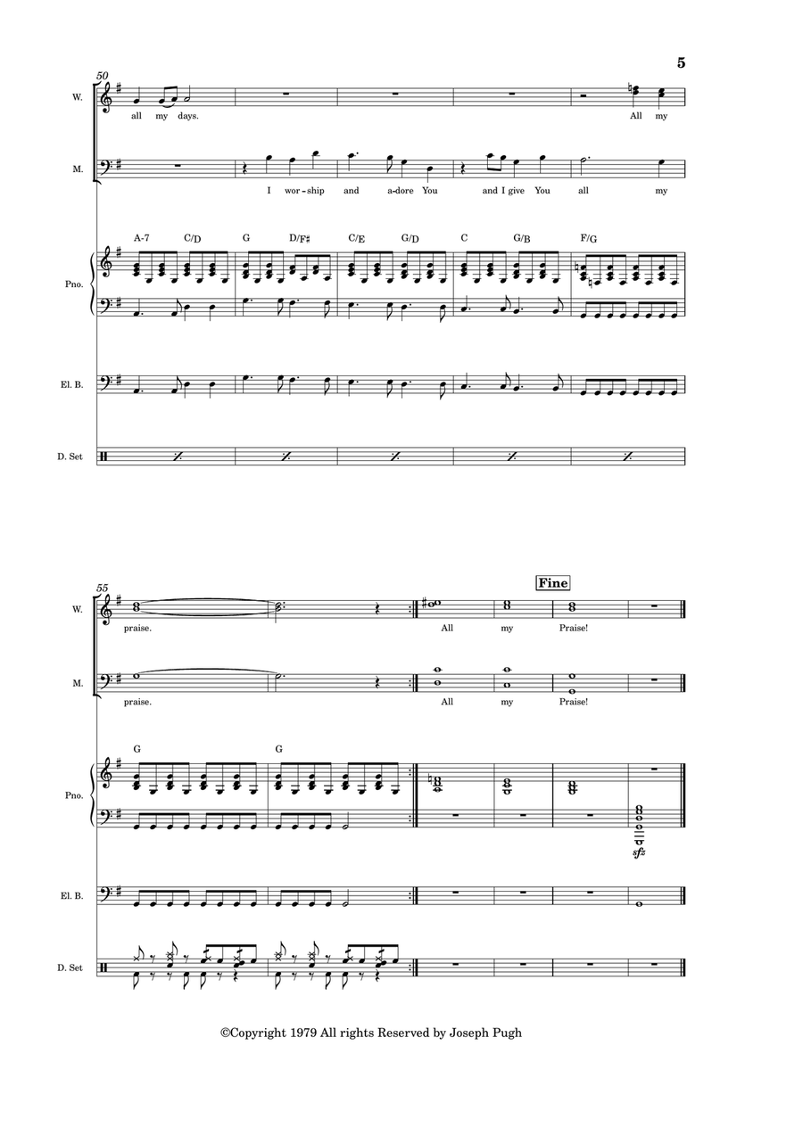 His Lovingkindness His Lovingkindness 4-Part scores gallery preview page 5