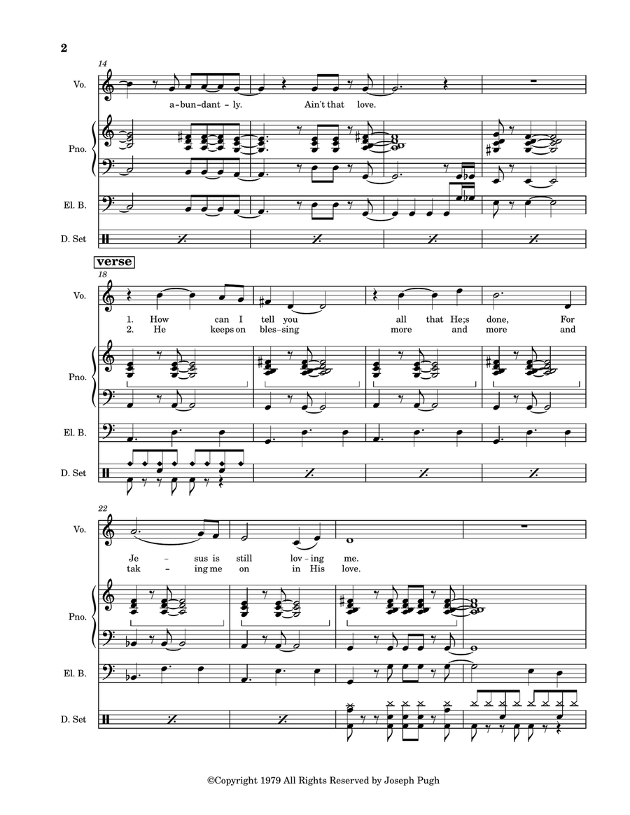 Ain't That Love Ain't That Love Unison Choir scores gallery preview page 2