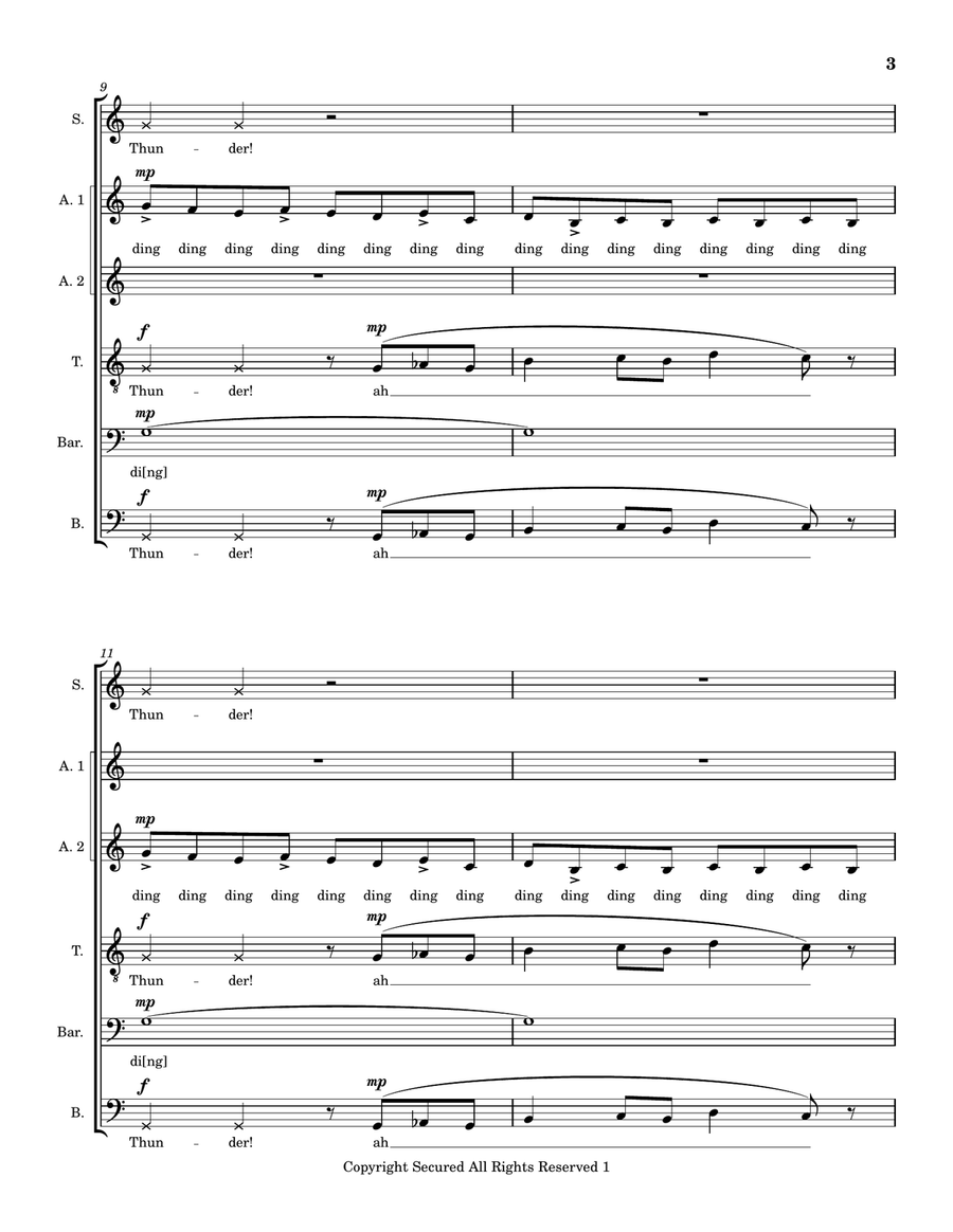 Thunderstruck Divisi scores gallery preview page 3
