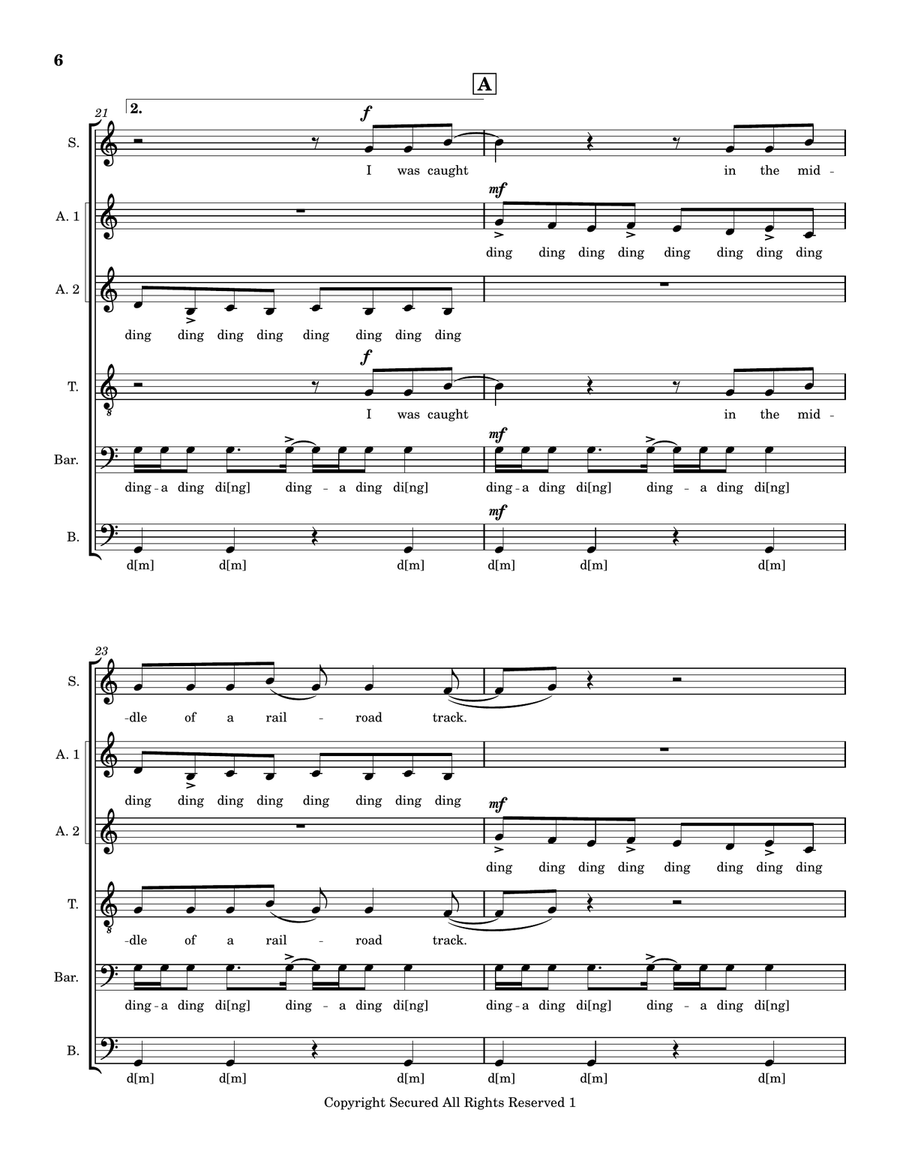 Thunderstruck Divisi scores gallery preview page 6
