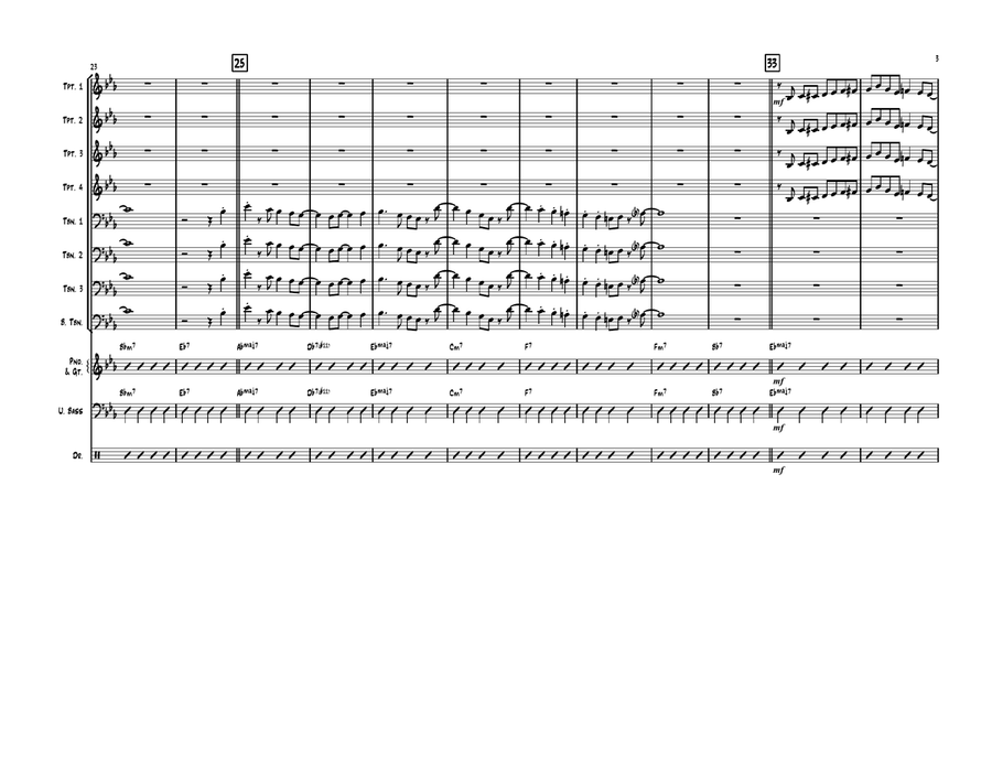 There Will Never Be Another You Jazz Ensemble scores gallery preview page 3