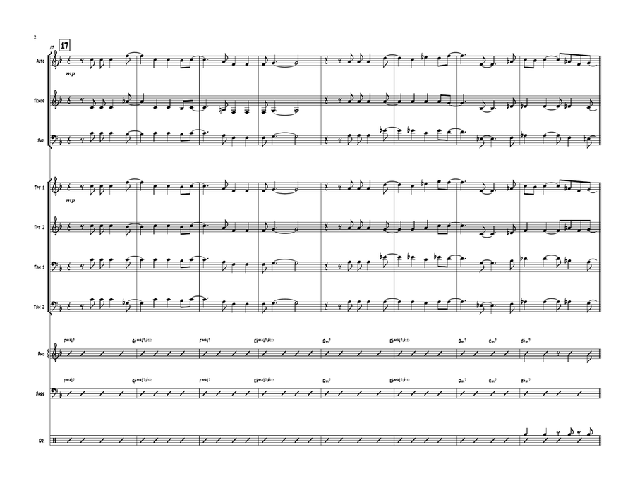 Beatrice Beatrice Jazz Ensemble scores gallery preview page 2