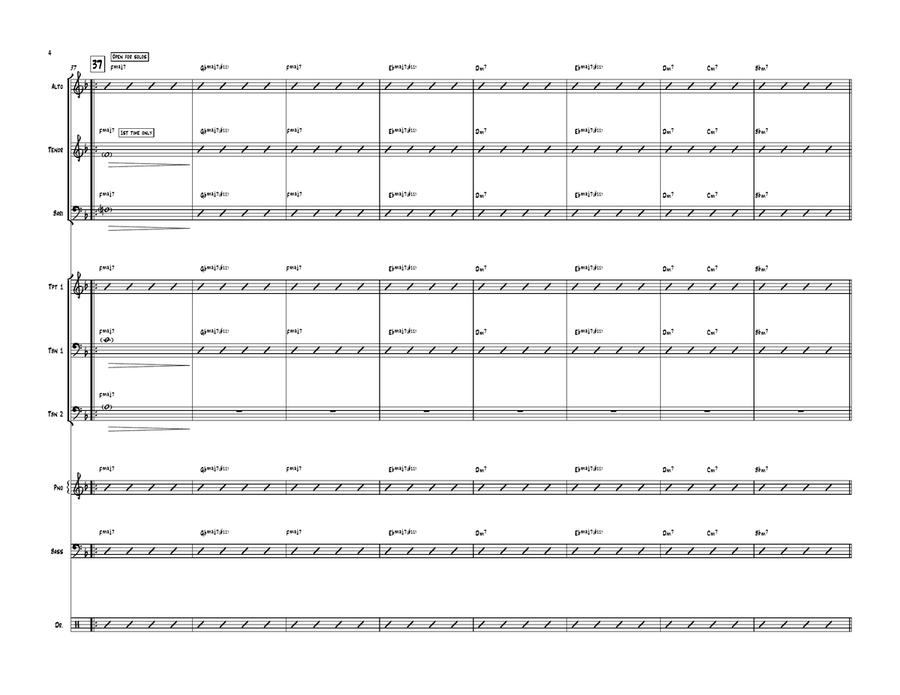 Beatrice Beatrice Jazz Ensemble scores gallery preview page 4