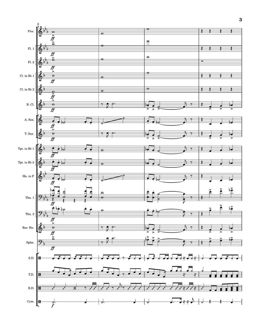 Industry Baby Industry Baby Marching Band scores gallery preview page 3