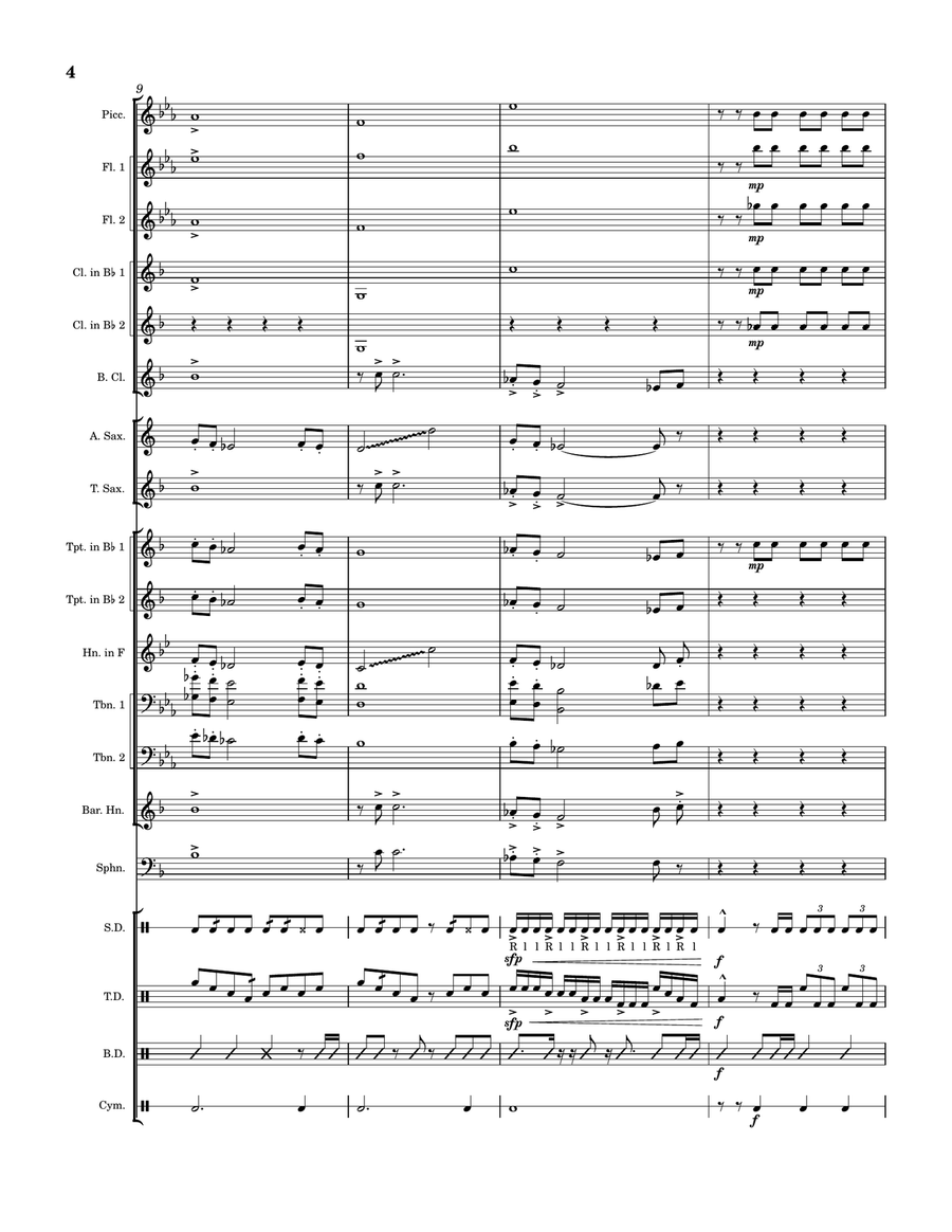 Industry Baby Industry Baby Marching Band scores gallery preview page 4