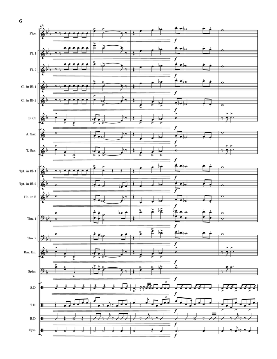 Industry Baby Industry Baby Marching Band scores gallery preview page 6