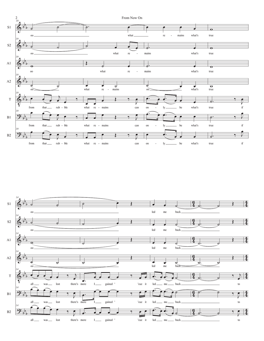 From Now On From Now On Divisi scores gallery preview page 2