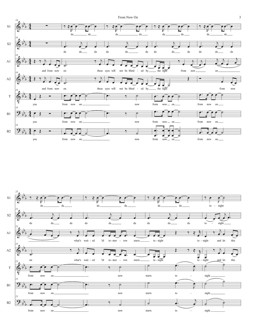 From Now On From Now On Divisi scores gallery preview page 3