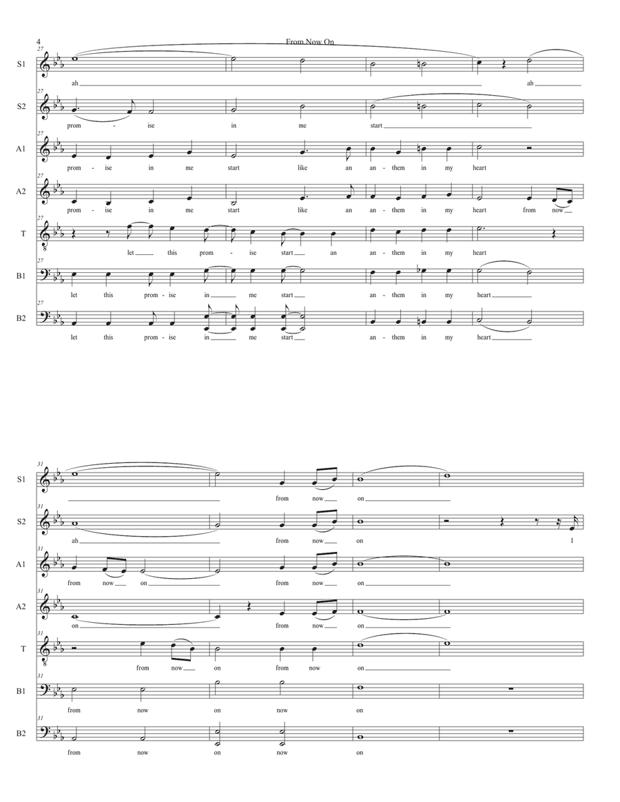 From Now On From Now On Divisi scores gallery preview page 4