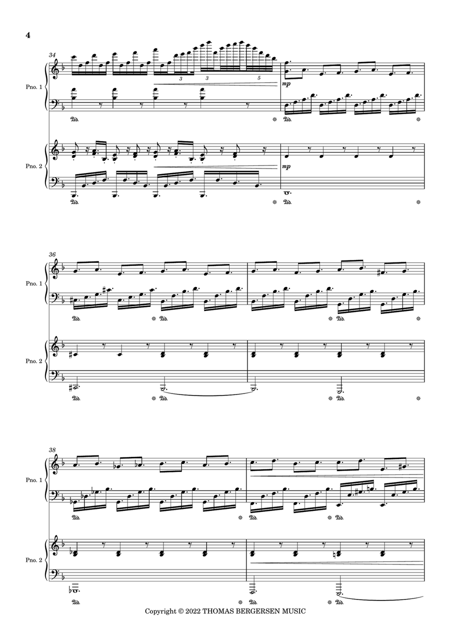 Made Of Fire Piano Duet scores gallery preview page 4