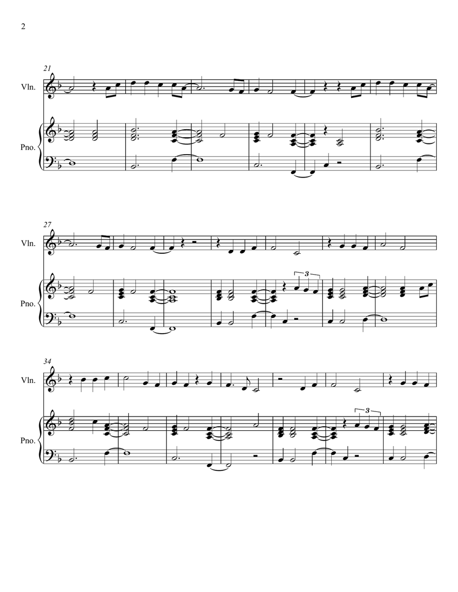 These Days These Days Violin Solo scores gallery preview page 2