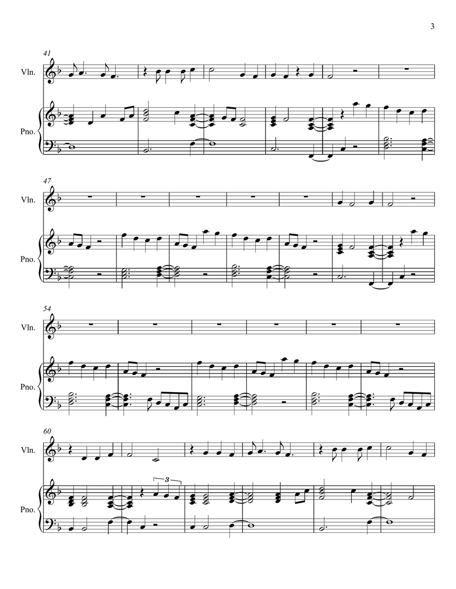 These Days These Days Violin Solo scores gallery preview page 3