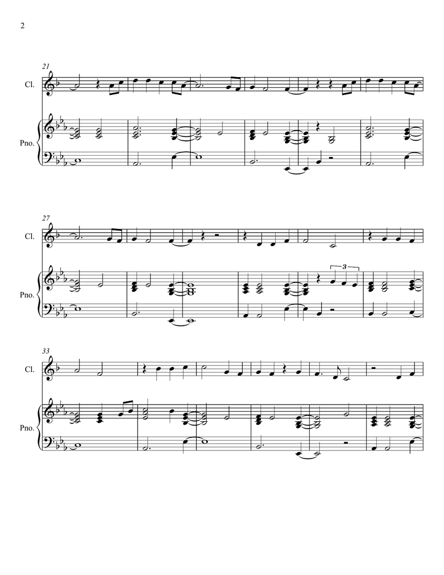 These Days These Days Clarinet Solo scores gallery preview page 2