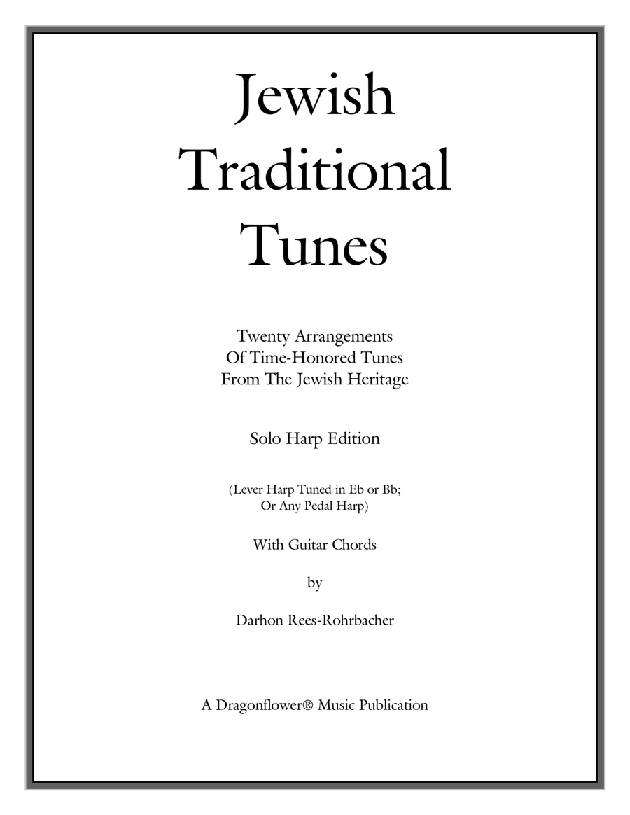 Jewish Traditional Tunes (Solo) Harp scores gallery preview page 1