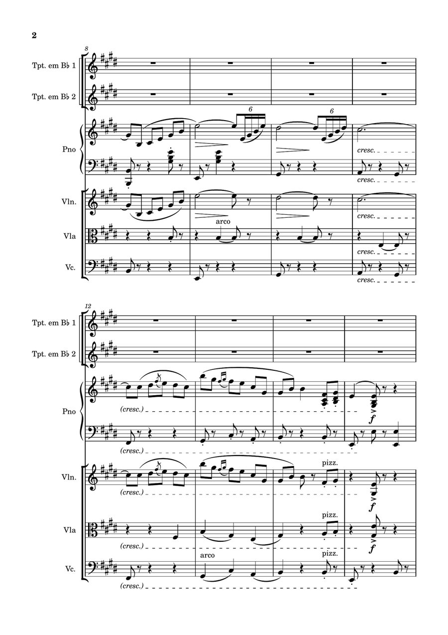 Musetta's Waltz, La Bohème SC 67 Small Ensemble scores gallery preview page 2