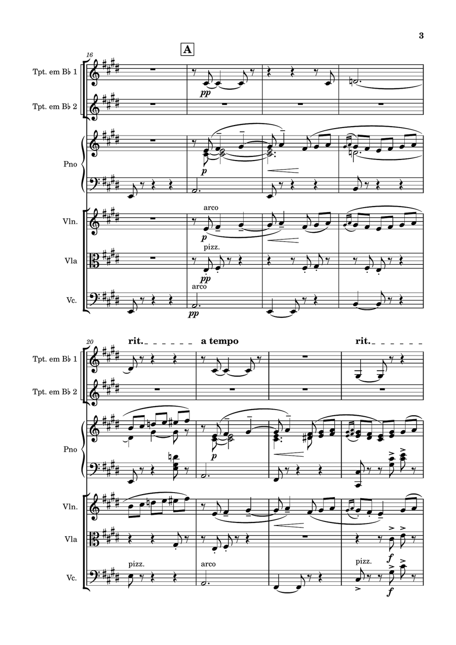 Musetta's Waltz, La Bohème SC 67 Small Ensemble scores gallery preview page 3