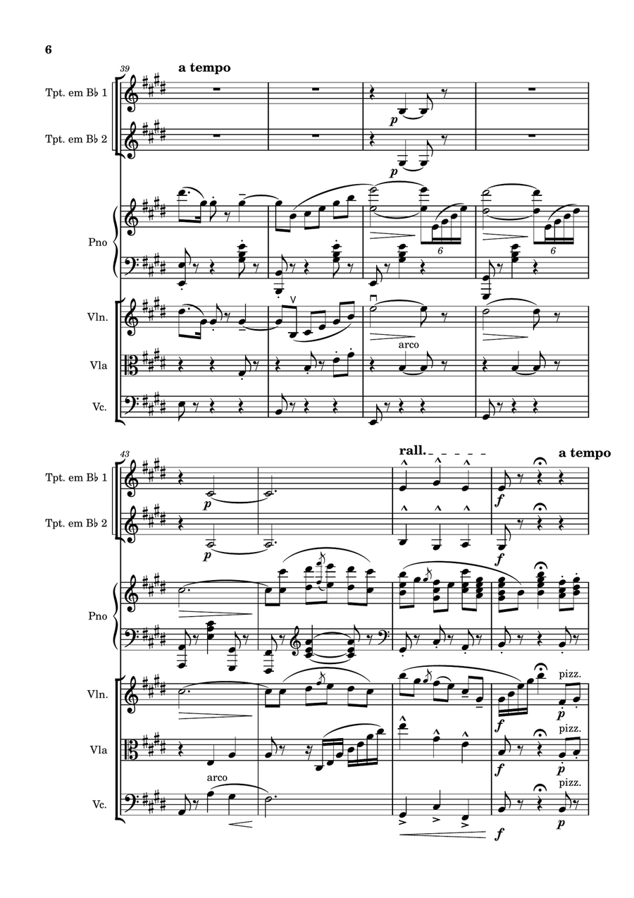 Musetta's Waltz, La Bohème SC 67 Small Ensemble scores gallery preview page 6