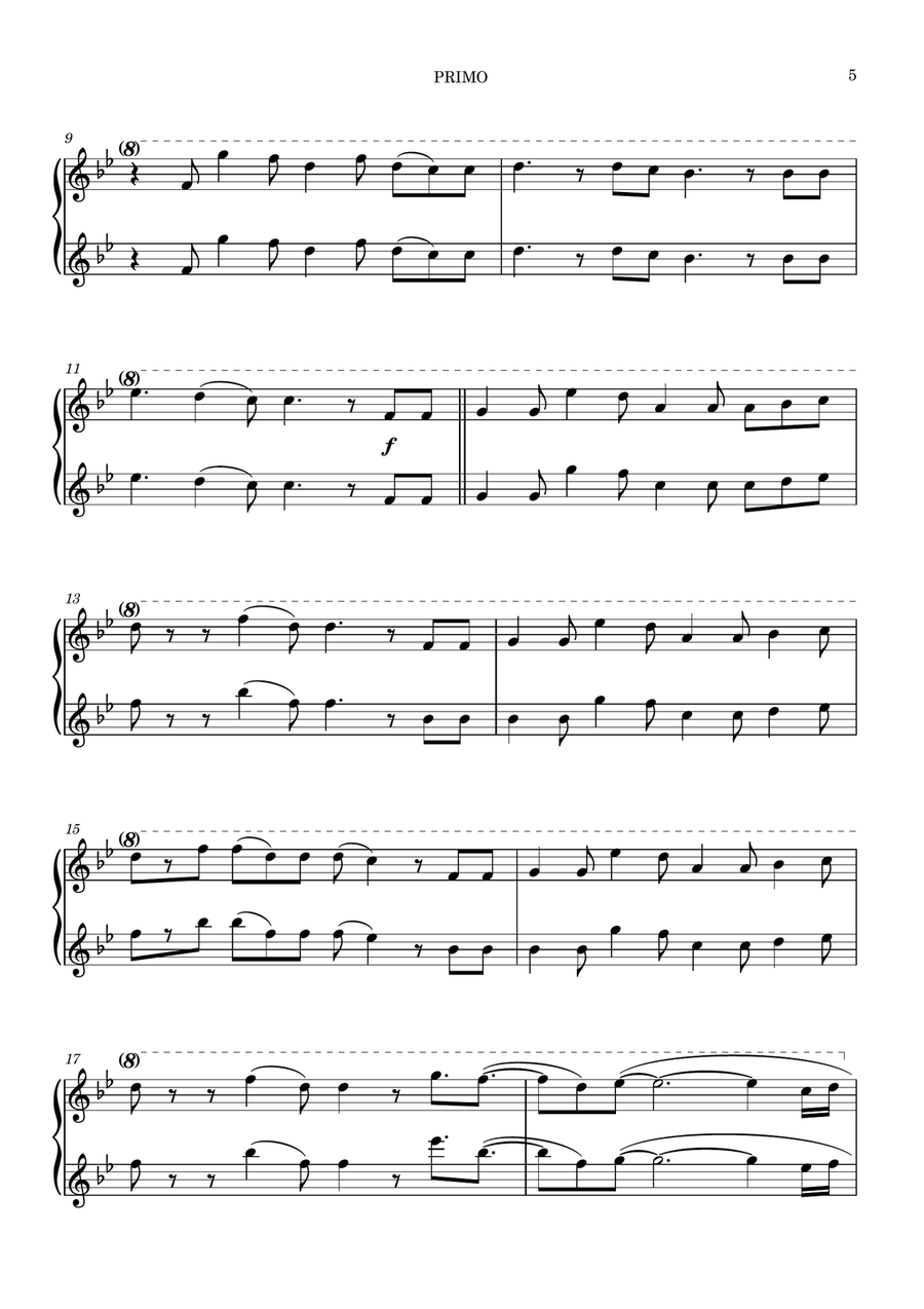 Until I Found You Until I Found You 1 Piano, 4-Hands scores gallery preview page 4