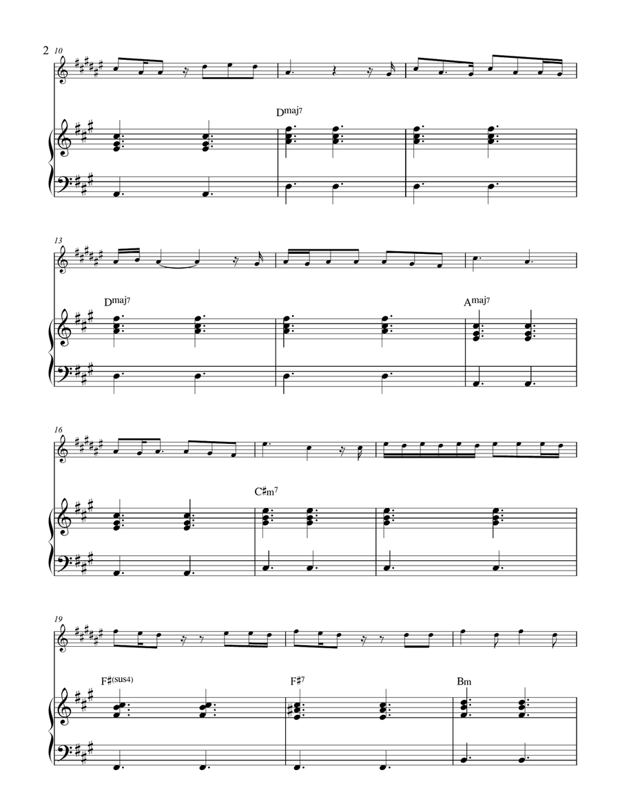 Die With A Smile Die With A Smile Alto Saxophone scores gallery preview page 2