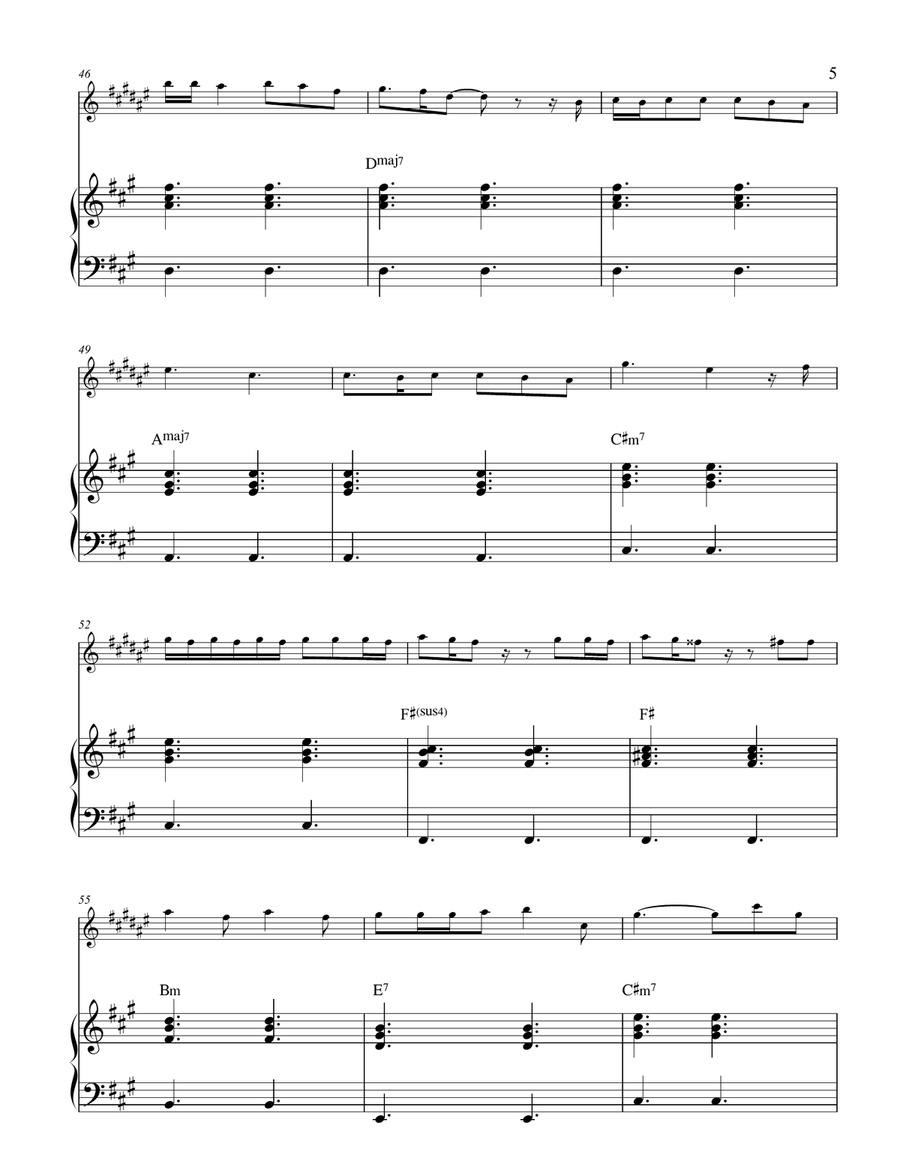 Die With A Smile Die With A Smile Alto Saxophone scores gallery preview page 5