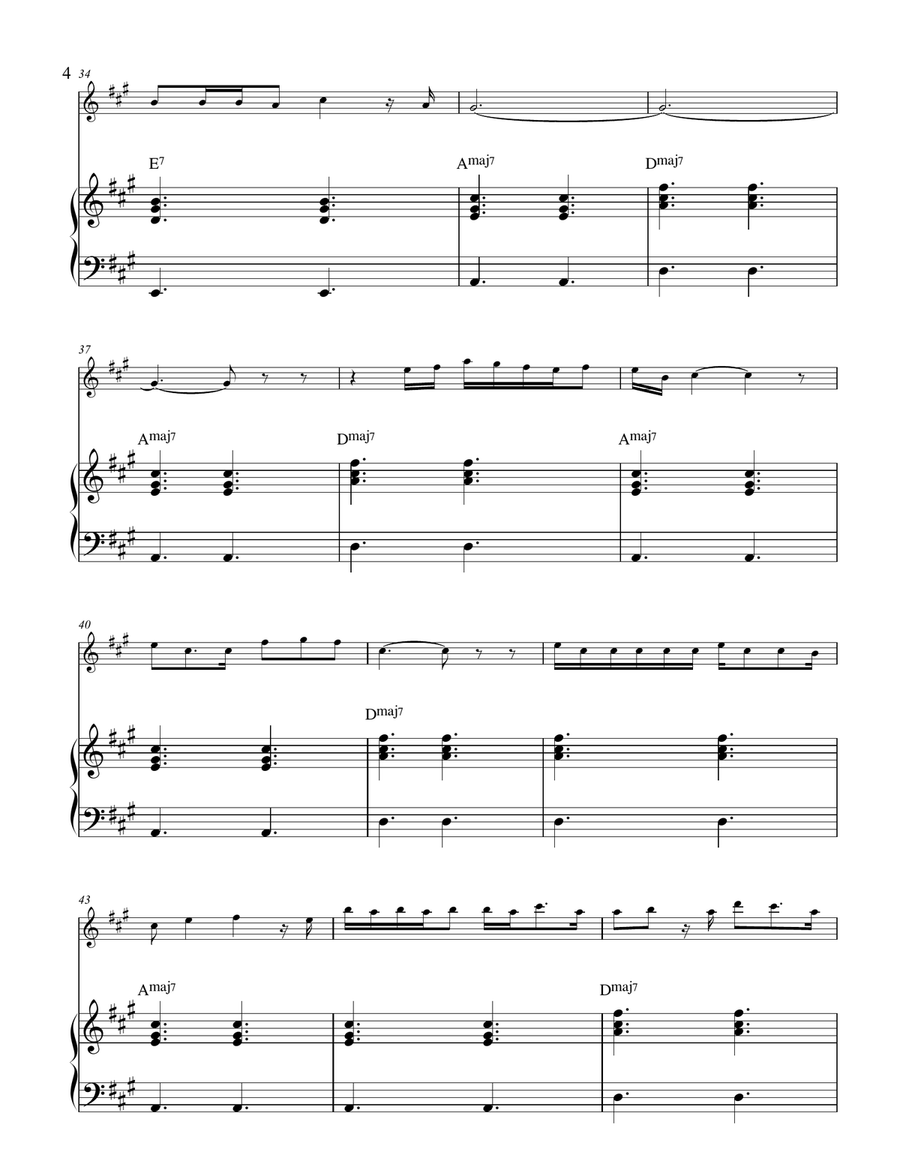 Die With A Smile Die With A Smile Flute scores gallery preview page 4