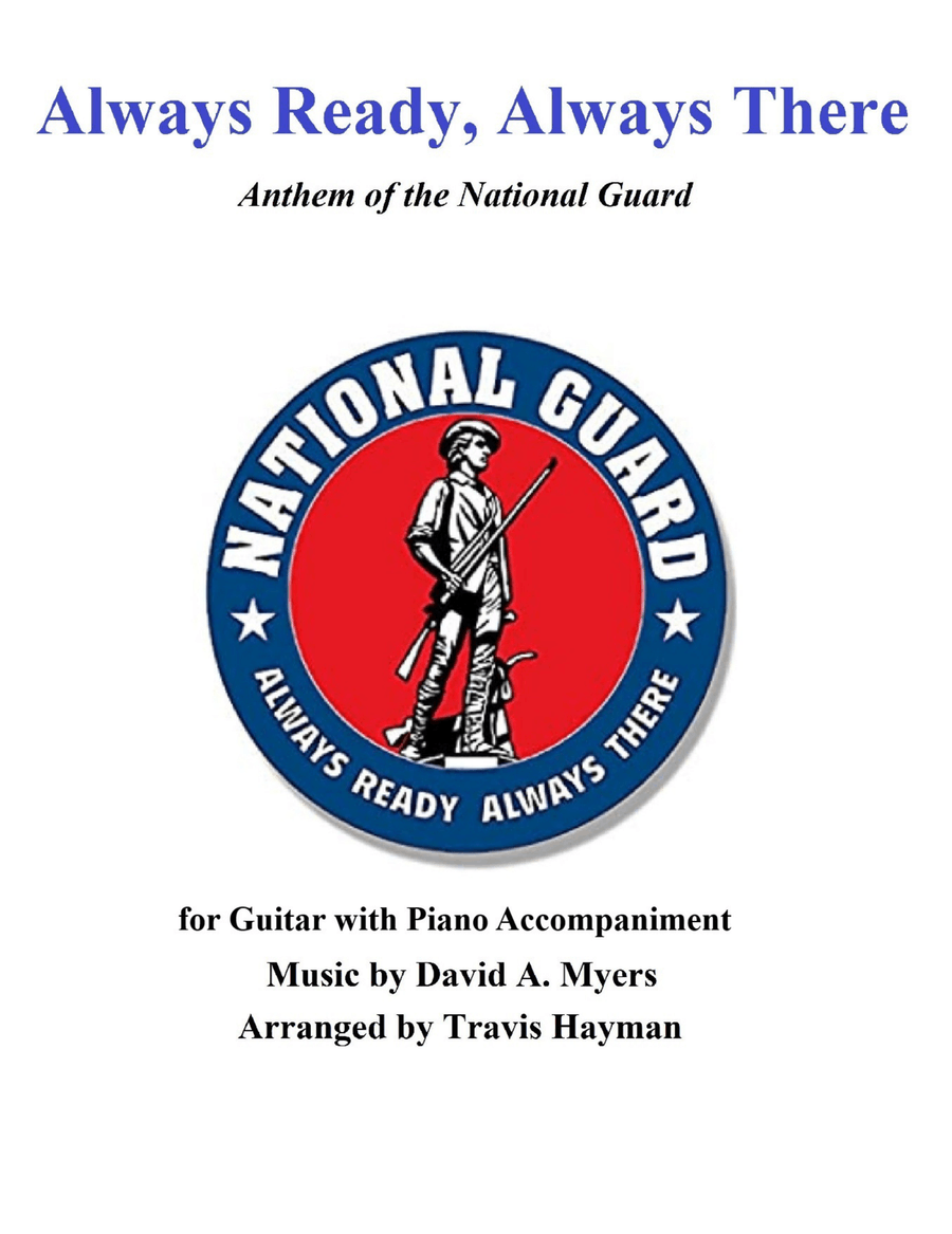 Always Ready, Always There - for Guitar with Piano Accompaniment Guitar Solo scores gallery preview page 1