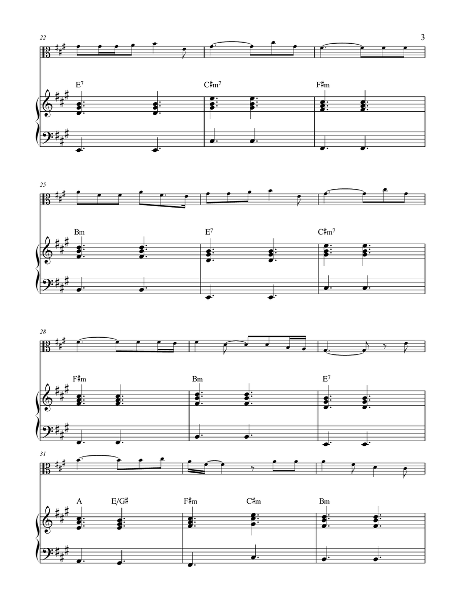 Die With A Smile Die With A Smile Viola scores gallery preview page 3