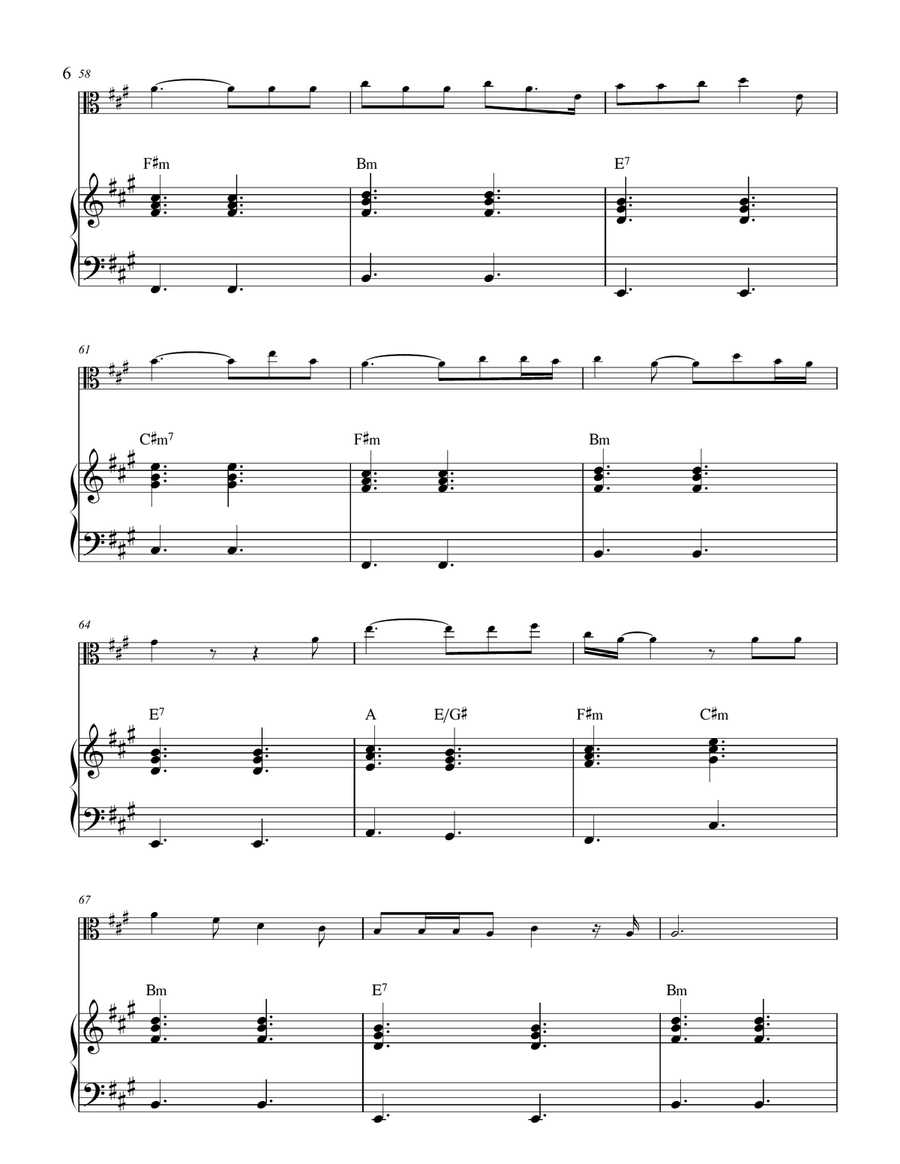 Die With A Smile Die With A Smile Viola scores gallery preview page 6