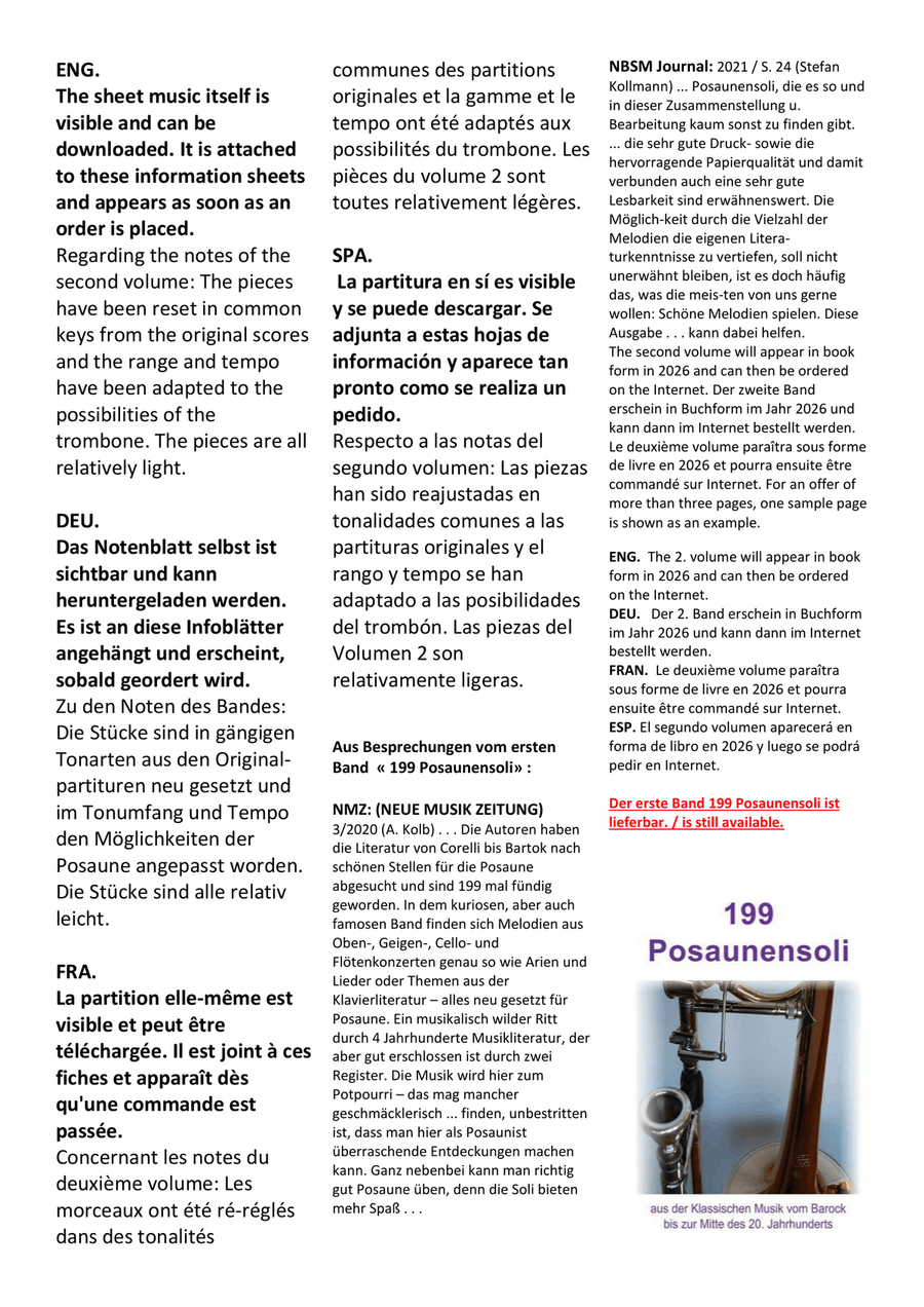 Morceau de Concours Morceau de Concours Trombone Solo scores gallery preview page 2