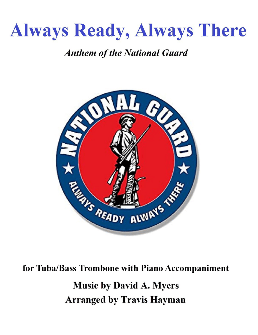 Always Ready, Always There - for Tuba/Bass Trombone with Piano Accompaniment Trombone scores gallery preview page 1