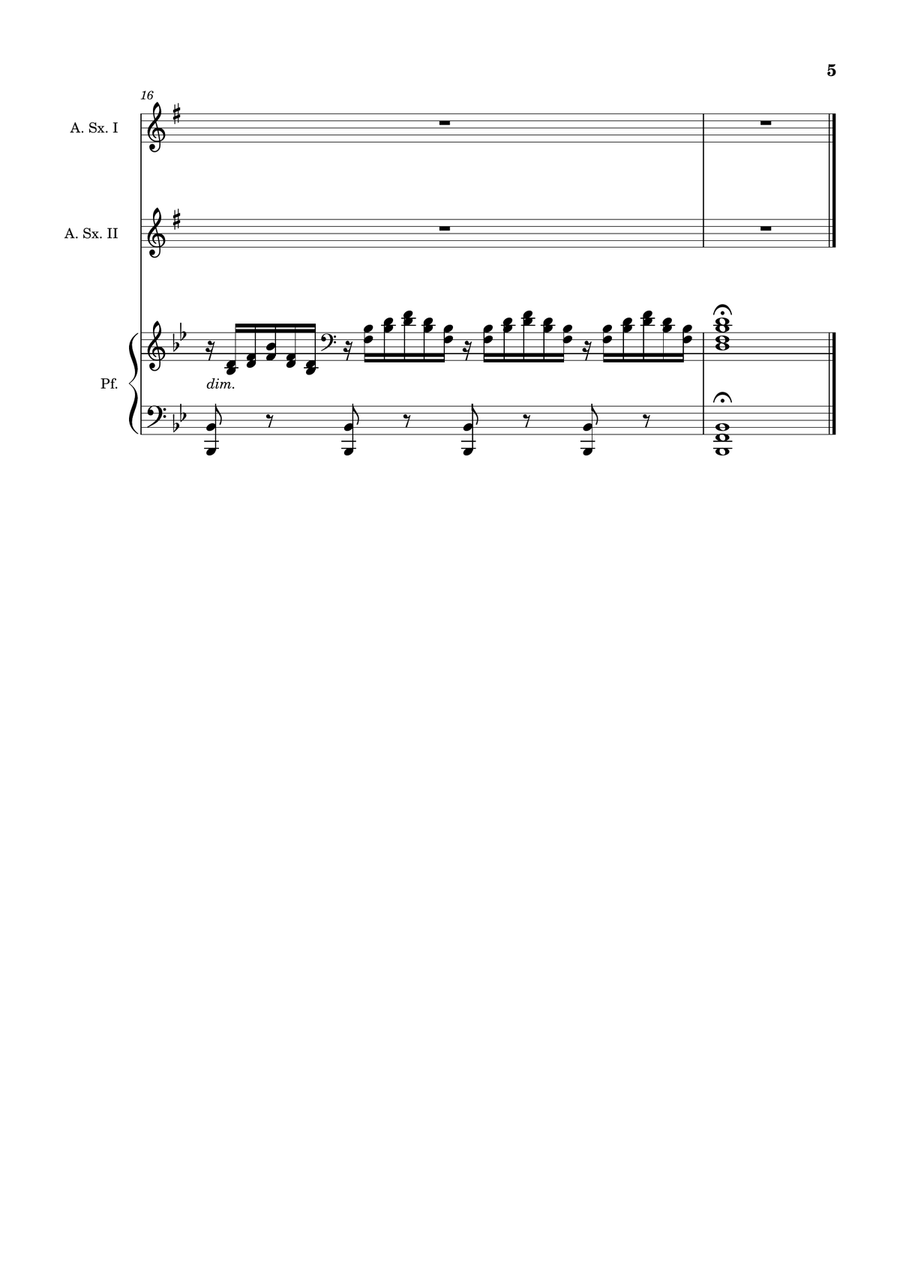 Ave Maria by F. Schubert – A. Sax Duet and Piano. Score and Parts Small Ensemble scores gallery preview page 5