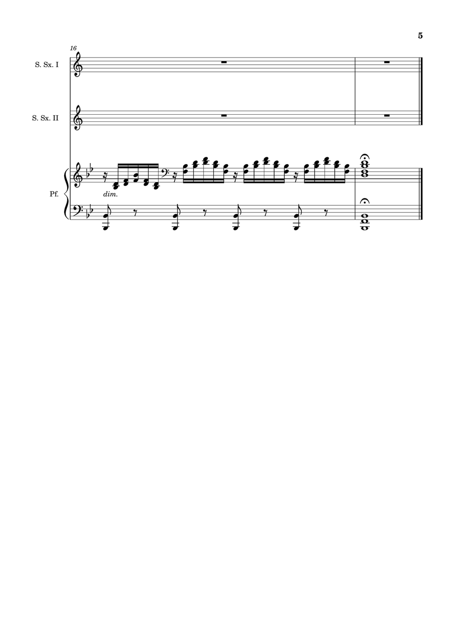 Ave Maria by F. Schubert – S. Sax Duet and Piano. Score and Parts Woodwind Duet scores gallery preview page 5
