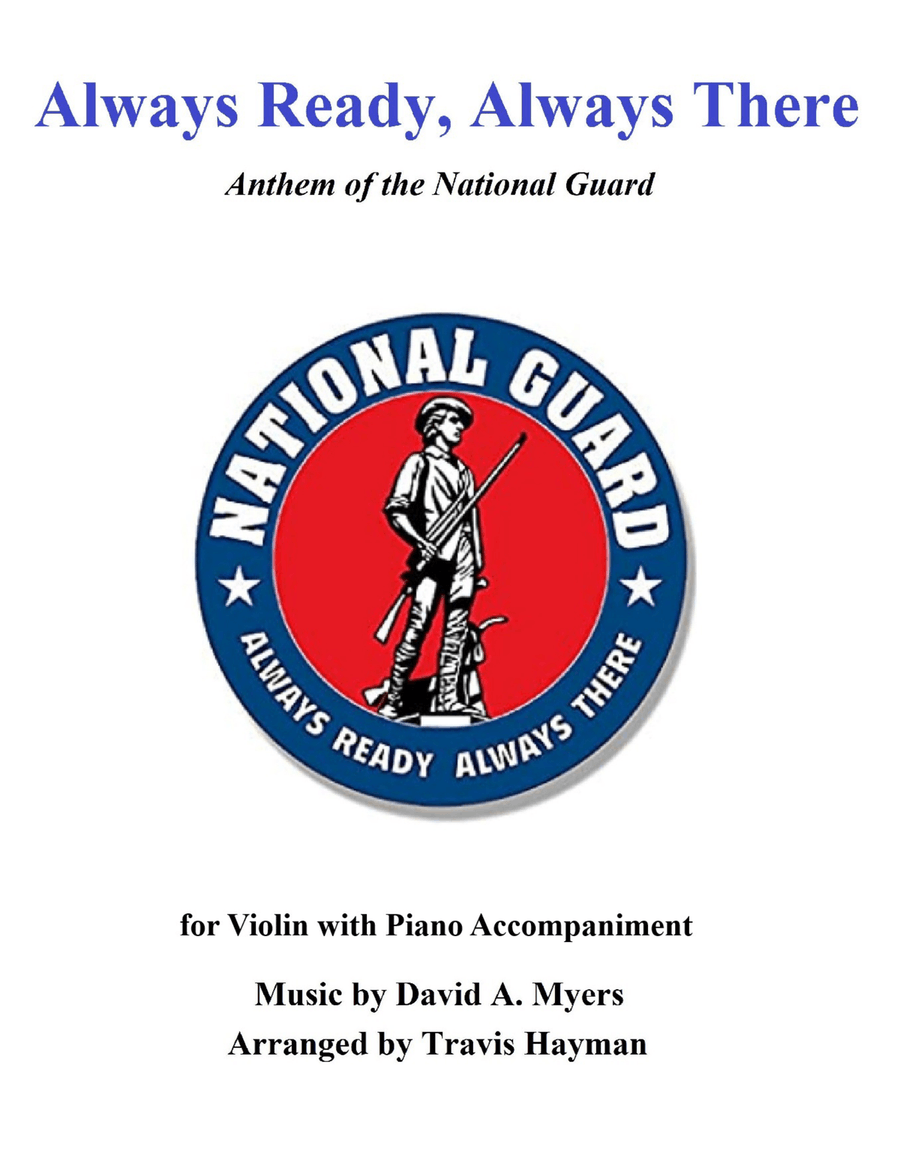 Always Ready, Always There - for Violin with Piano Accompaniment Violin Solo scores gallery preview page 1