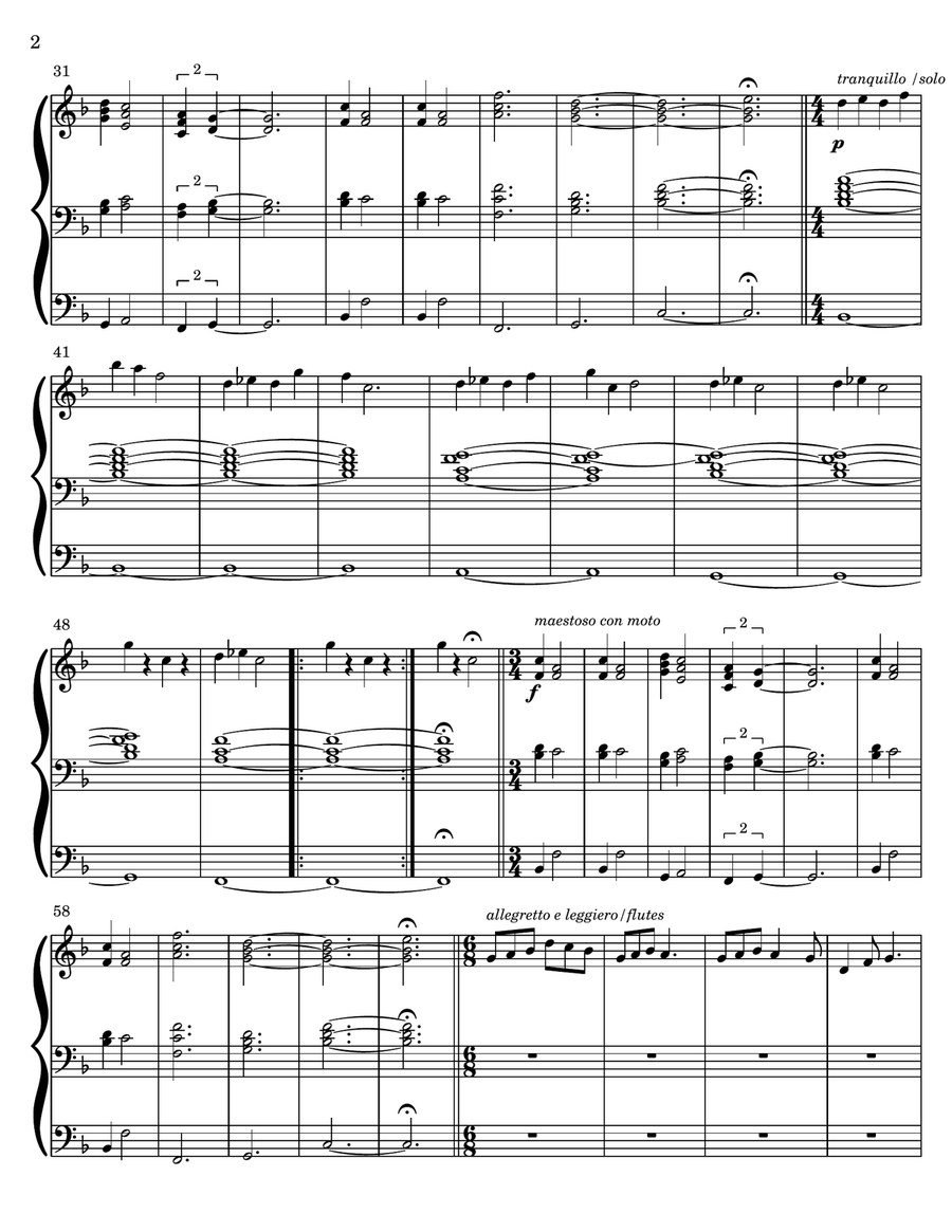 Pour la Paix : un rondo pour orgue Organ Solo scores gallery preview page 3