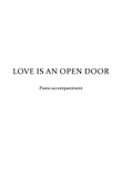 Love Is An Open Door