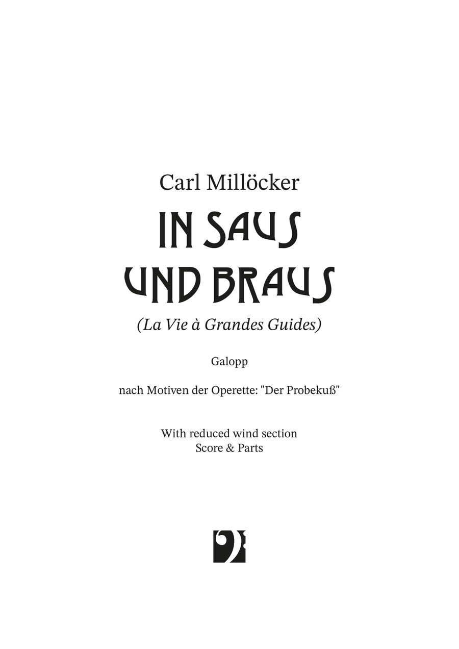 In Saus und Braus, Galopp with reduced wind section Full Orchestra scores gallery preview page 3