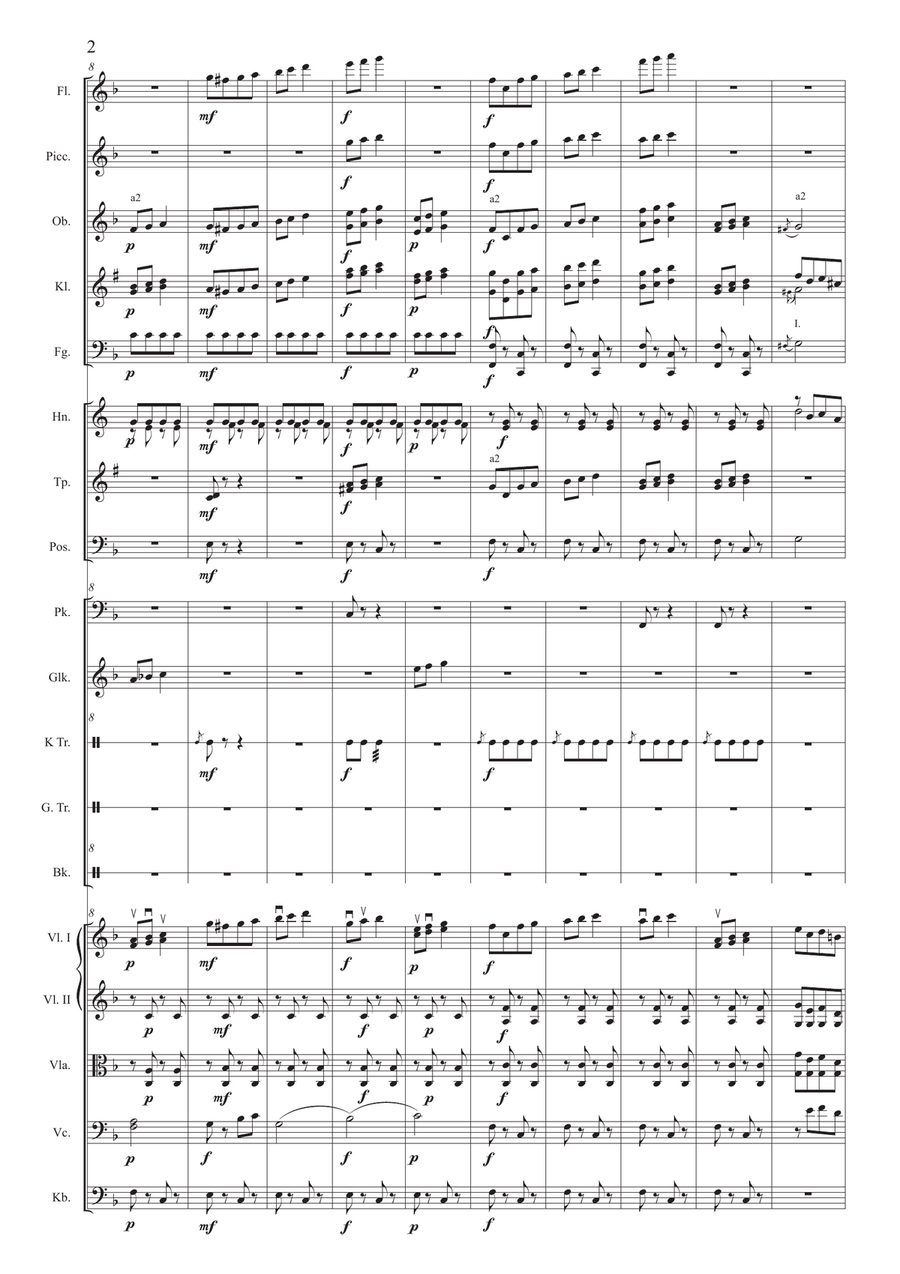 In Saus und Braus, Galopp with reduced wind section Full Orchestra scores gallery preview page 6