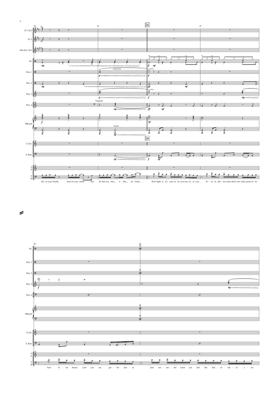 The Greatest Show Concert Band scores gallery preview page 4