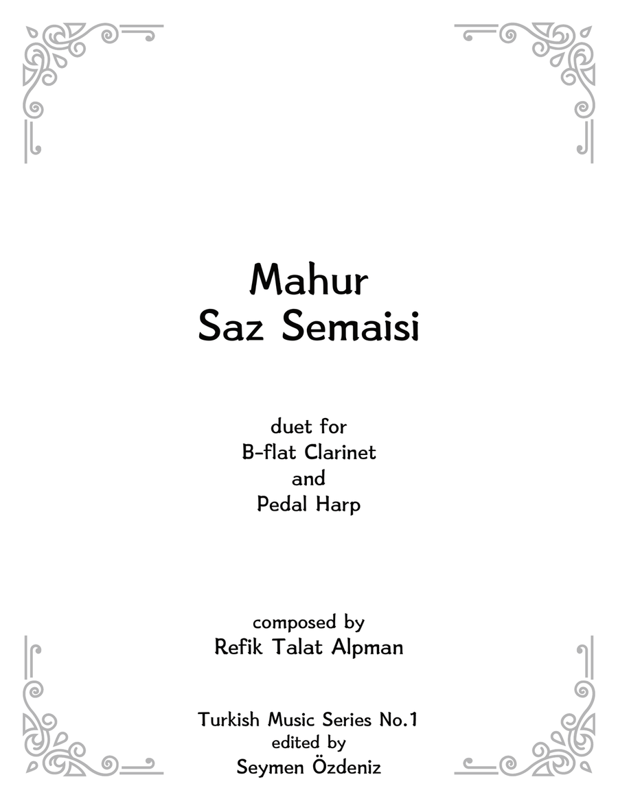 Mahur Sez Samaisi Mahur Sez Samaisi Woodwind Duet scores gallery preview page 1