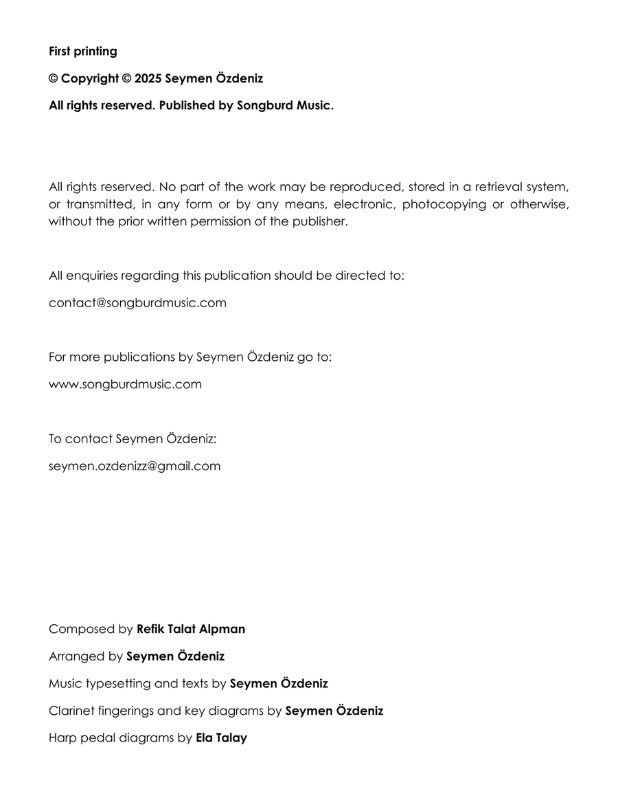 Mahur Sez Samaisi Mahur Sez Samaisi Woodwind Duet scores gallery preview page 2