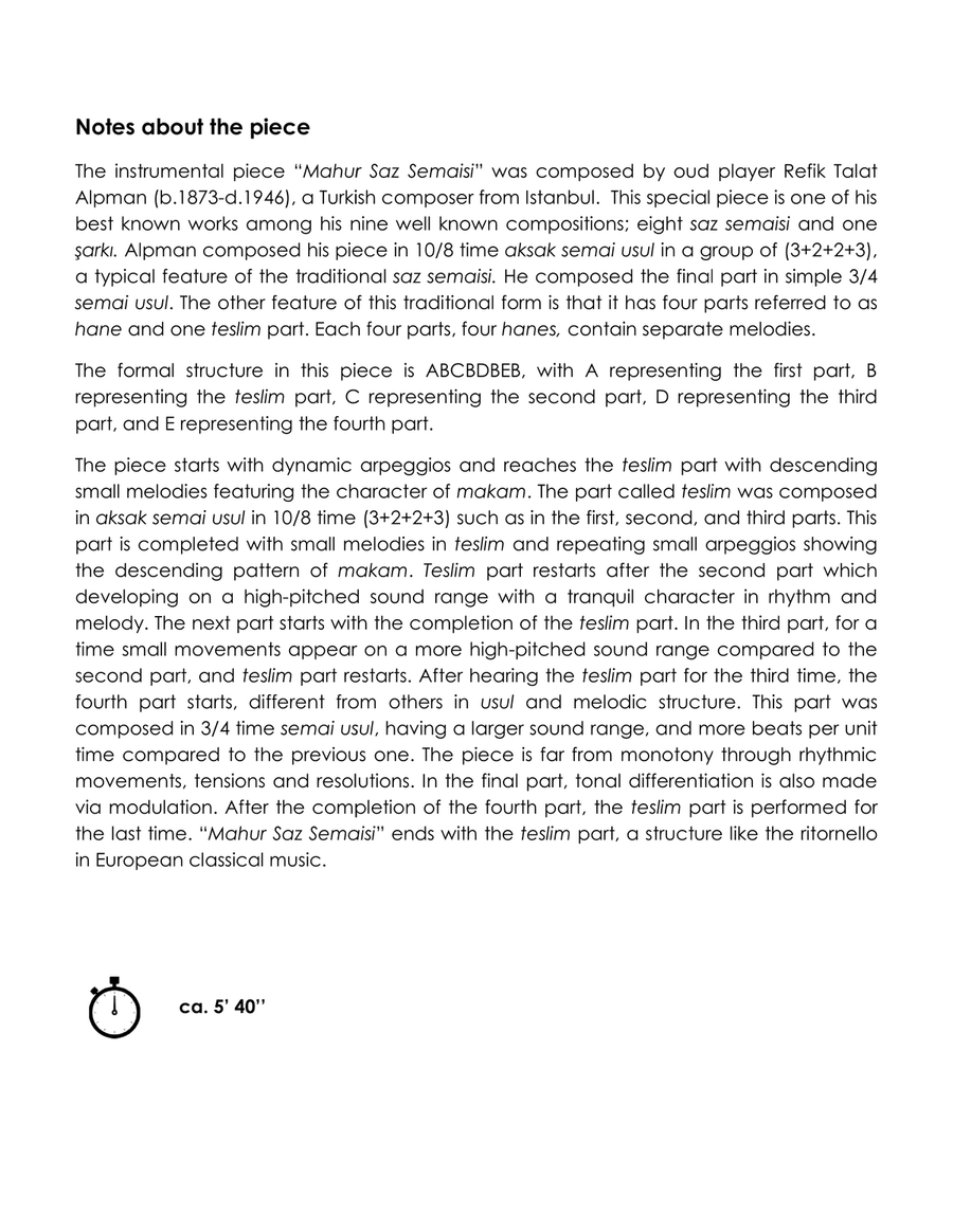 Mahur Sez Samaisi Mahur Sez Samaisi Woodwind Duet scores gallery preview page 4